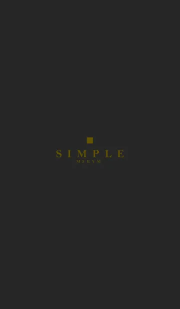 [LINE着せ替え] MATTE BLACK -SIMPLE SQUARE- 39の画像1