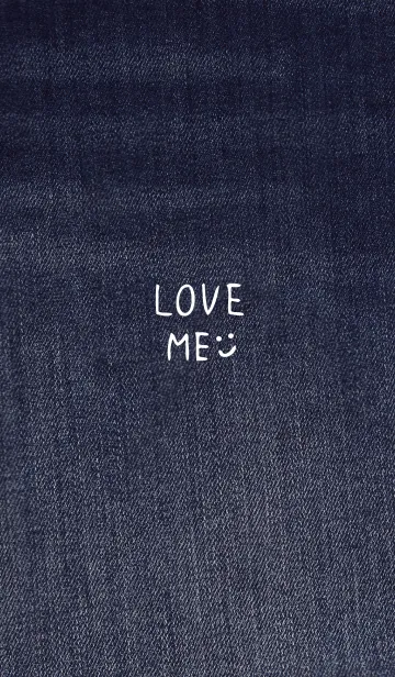 [LINE着せ替え] デニム-ホワイト4-の画像1