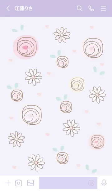 [LINE着せ替え] Colorful roses 13 :)の画像3