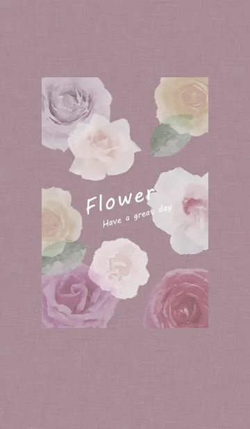 [LINE着せ替え] ～Flower♥ピンク13～の画像1