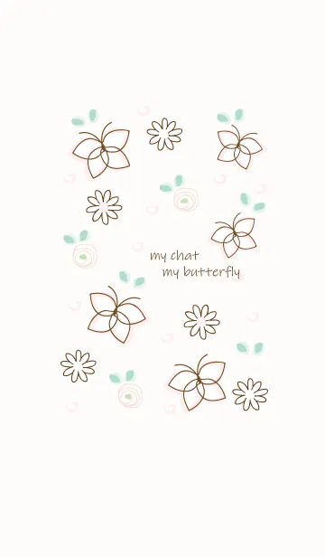 [LINE着せ替え] The white butterfly 14の画像1