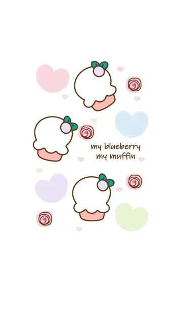 [LINE着せ替え] Blueberry muffin 2の画像1