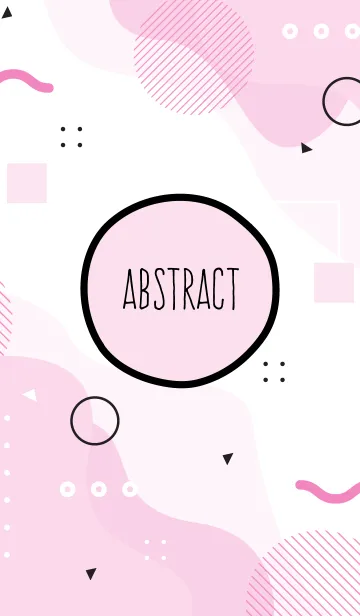 [LINE着せ替え] Abstract Cute Edition Purpleの画像1