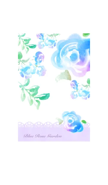 [LINE着せ替え] Blue Rose Garden 1の画像1