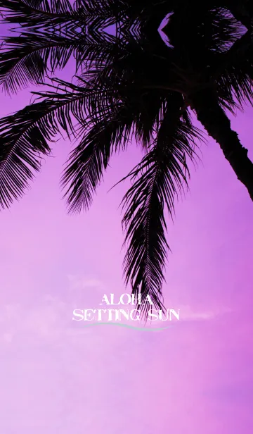 [LINE着せ替え] ALOHA Setting sun 2の画像1