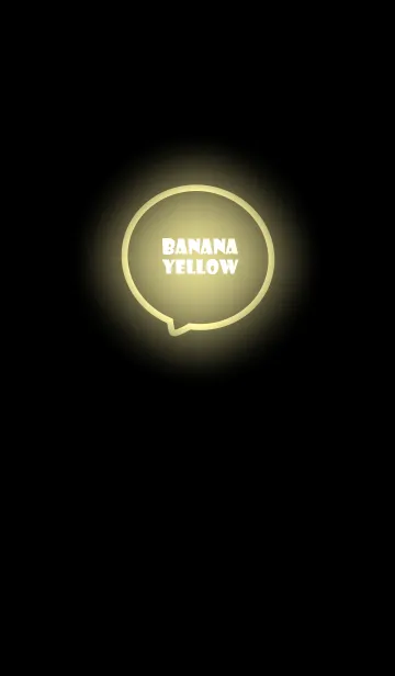 [LINE着せ替え] Banana Yellow  Neon Theme Ver.3 (JP)の画像1
