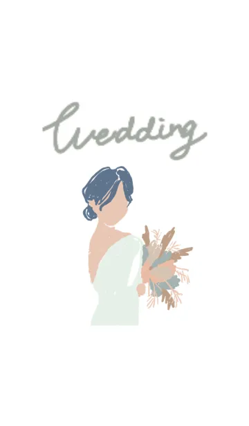 [LINE着せ替え] Solid Wedding Theme 2の画像1