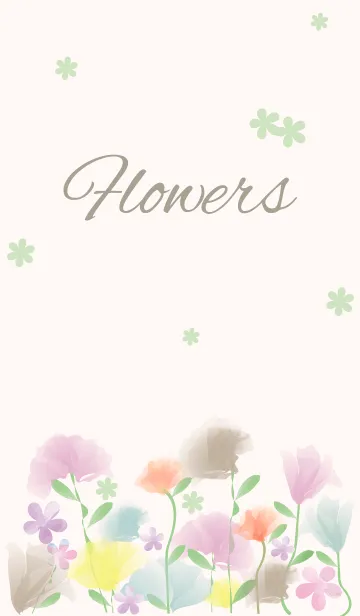 [LINE着せ替え] F l o w e r s - Pretty 3 -の画像1