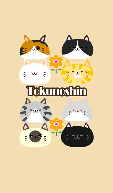 [LINE着せ替え] とくのしん用北欧風かわいいネコの着せかえの画像1