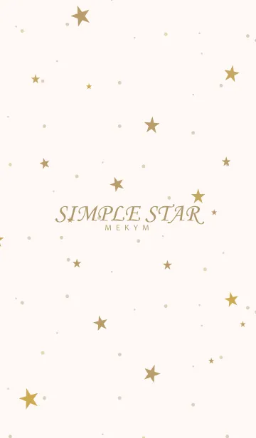 [LINE着せ替え] SIMPLE STAR - NATURAL YELLOW - 29の画像1