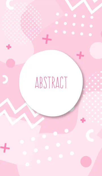 [LINE着せ替え] Abstract Sweet Pig Pinkの画像1