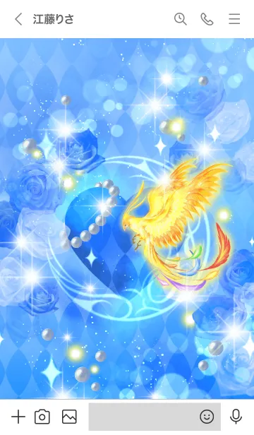 [LINE着せ替え] 全運気超上昇♡黄金鳳凰♡Golden Phoenixの画像3