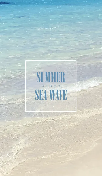 [LINE着せ替え] SUMMER BLUE SEA WAVE 14 -HAWAII-の画像1