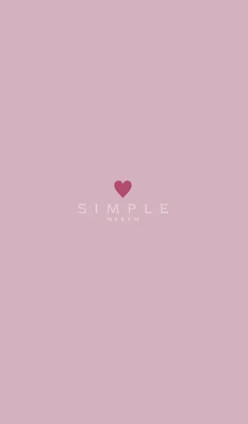 [LINE着せ替え] DUSKY PINK.SIMPLE 15の画像1