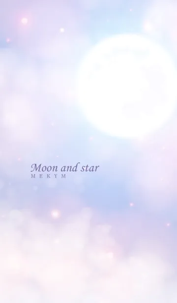 [LINE着せ替え] - Moon And Star - PURPLE 37の画像1