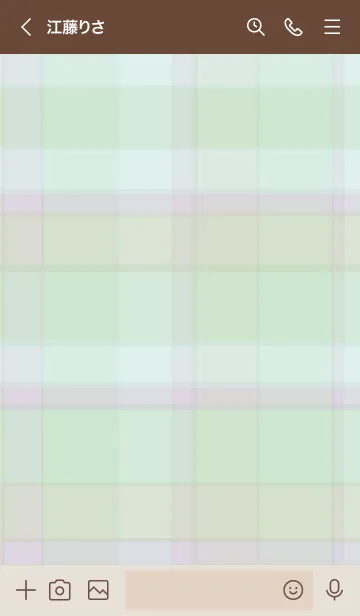 [LINE着せ替え] くすみカラーチェック24の画像3