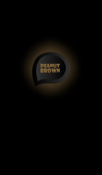 [LINE着せ替え] Peanut Brown  In Black Ver.5 (JP)の画像1