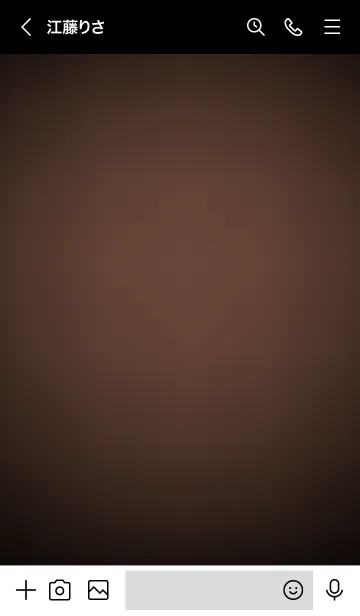 [LINE着せ替え] Brown Neon Theme Ver.3 (JP)の画像3