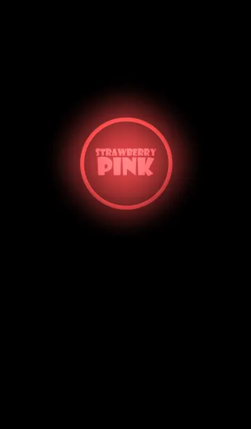 [LINE着せ替え] Strawberry Pink Neon Theme Ver.2 (JP)の画像1
