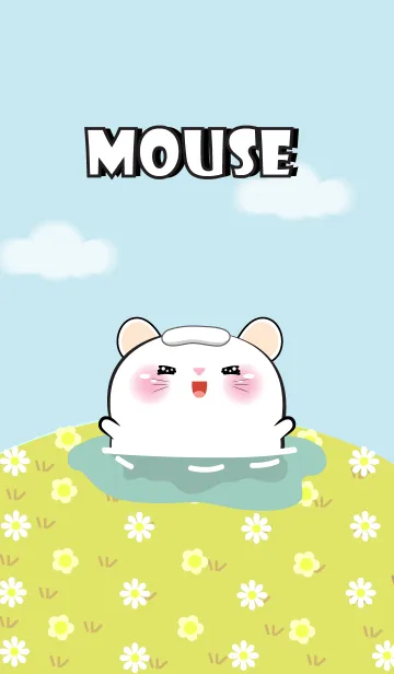 [LINE着せ替え] Enjoy White  Mouse  Theme (JP)の画像1