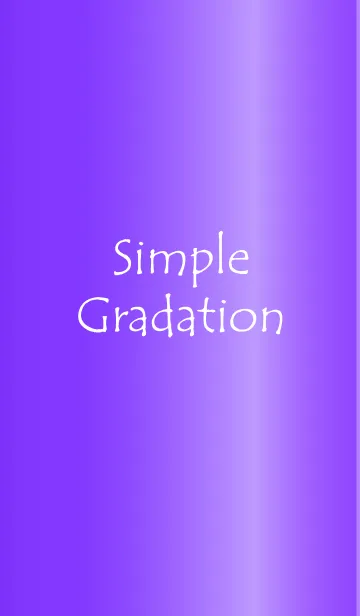 [LINE着せ替え] Simple Gradation -GlossyPurple 4-の画像1