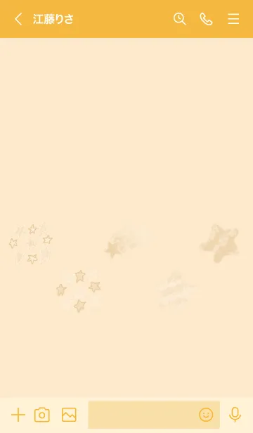 [LINE着せ替え] 推し色みつけた！橙の103の画像3