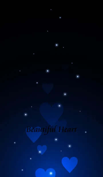 [LINE着せ替え] - Beautiful Orion Blue Heart -の画像1