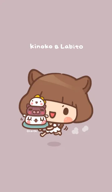 [LINE着せ替え] KINOKO & LABITO 2.0の画像1