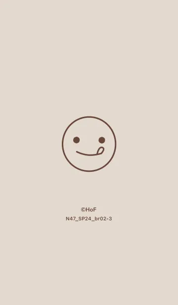 [LINE着せ替え] N47_24_ブラウン2-3の画像1