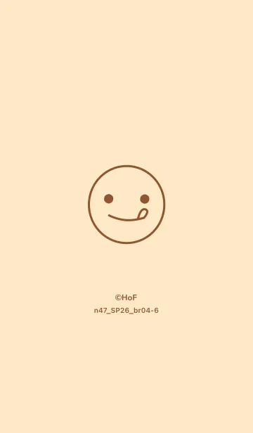 [LINE着せ替え] n47_26_ブラウン4-6の画像1