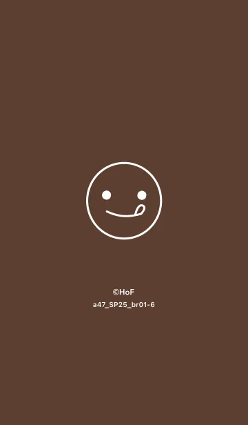 [LINE着せ替え] a47_25_ブラウン1-6の画像1