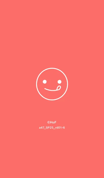 [LINE着せ替え] a47_25_レッド1-6の画像1