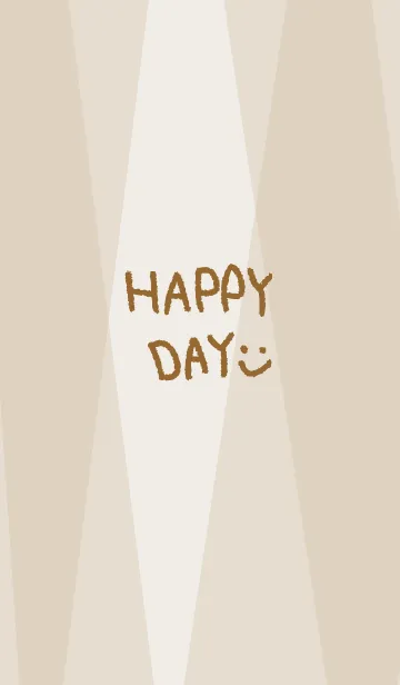 [LINE着せ替え] 色面構成 茶 スマイル20の画像1