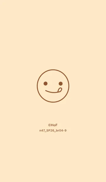 [LINE着せ替え] n47_26_ブラウン4-9の画像1