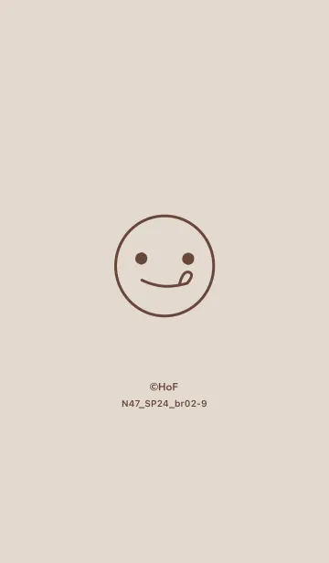 [LINE着せ替え] N47_24_ブラウン2-9の画像1