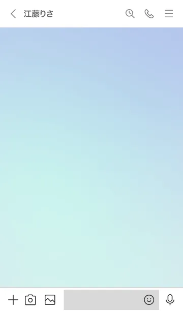 [LINE着せ替え] グラデーション_パープルブルーの画像3