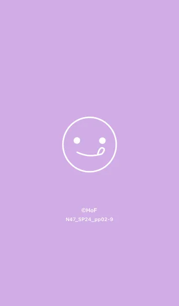 [LINE着せ替え] N47_24_パープル2-9の画像1
