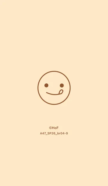 [LINE着せ替え] A47.26_ブラウン4-9の画像1