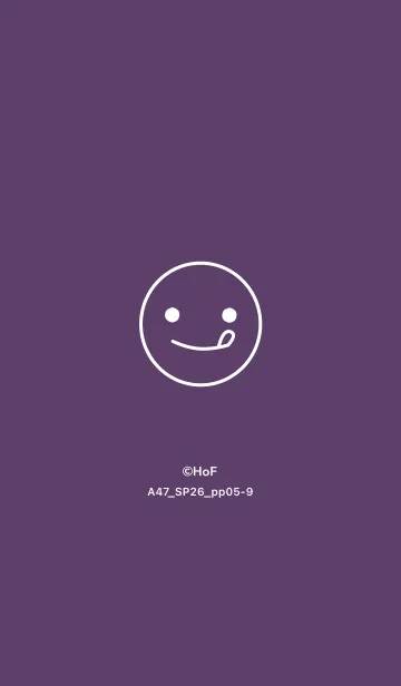 [LINE着せ替え] A47.26_パープル5-9の画像1