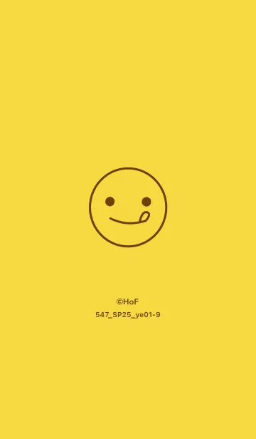 [LINE着せ替え] 547.25_イエロー1-9の画像1