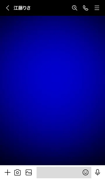 [LINE着せ替え] Blue  In Black Vr.8 (JP)の画像3