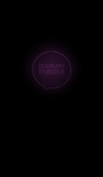 [LINE着せ替え] Eggplant Purple  Neon Theme Ver.3 (JP)の画像1