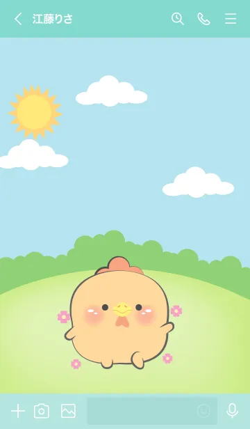 [LINE着せ替え] Chubby Chicken Theme (JP)の画像3