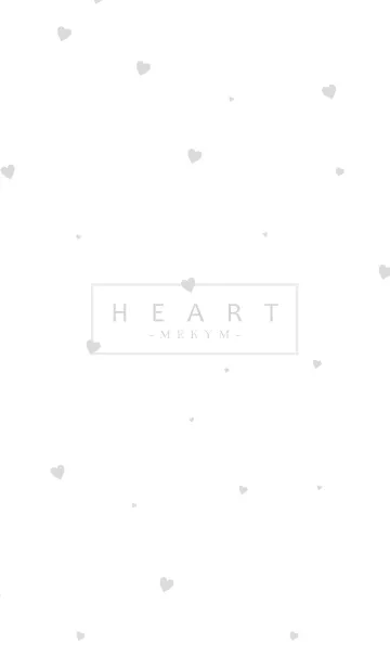 [LINE着せ替え] HEART-Gray MEKYM 14の画像1