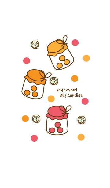 [LINE着せ替え] My sweet my candies 3の画像1