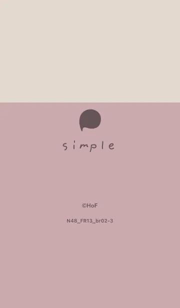 [LINE着せ替え] N48_13_ピンク2 ブラウン2-3の画像1