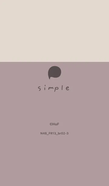 [LINE着せ替え] N48_13_ショコラ ブラウン2-3の画像1