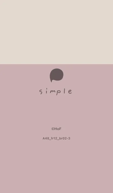 [LINE着せ替え] A48.12_ピンク2 ブラウン2-3の画像1