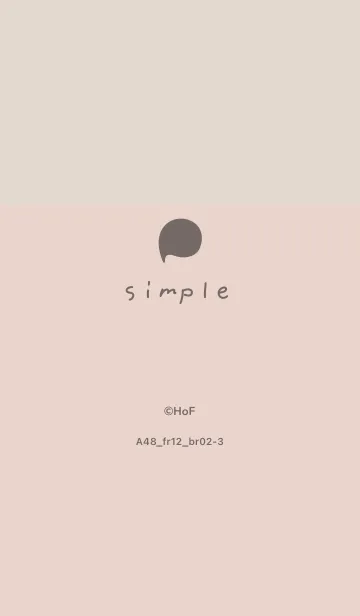 [LINE着せ替え] A48.12_ベージュ ブラウン2-3の画像1