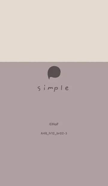 [LINE着せ替え] A48.12_ショコラ ブラウン2-3の画像1